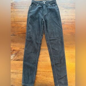 BDG Urban Outfitters Womens Pants Size 24 Mom High Rise Gray Corduroy